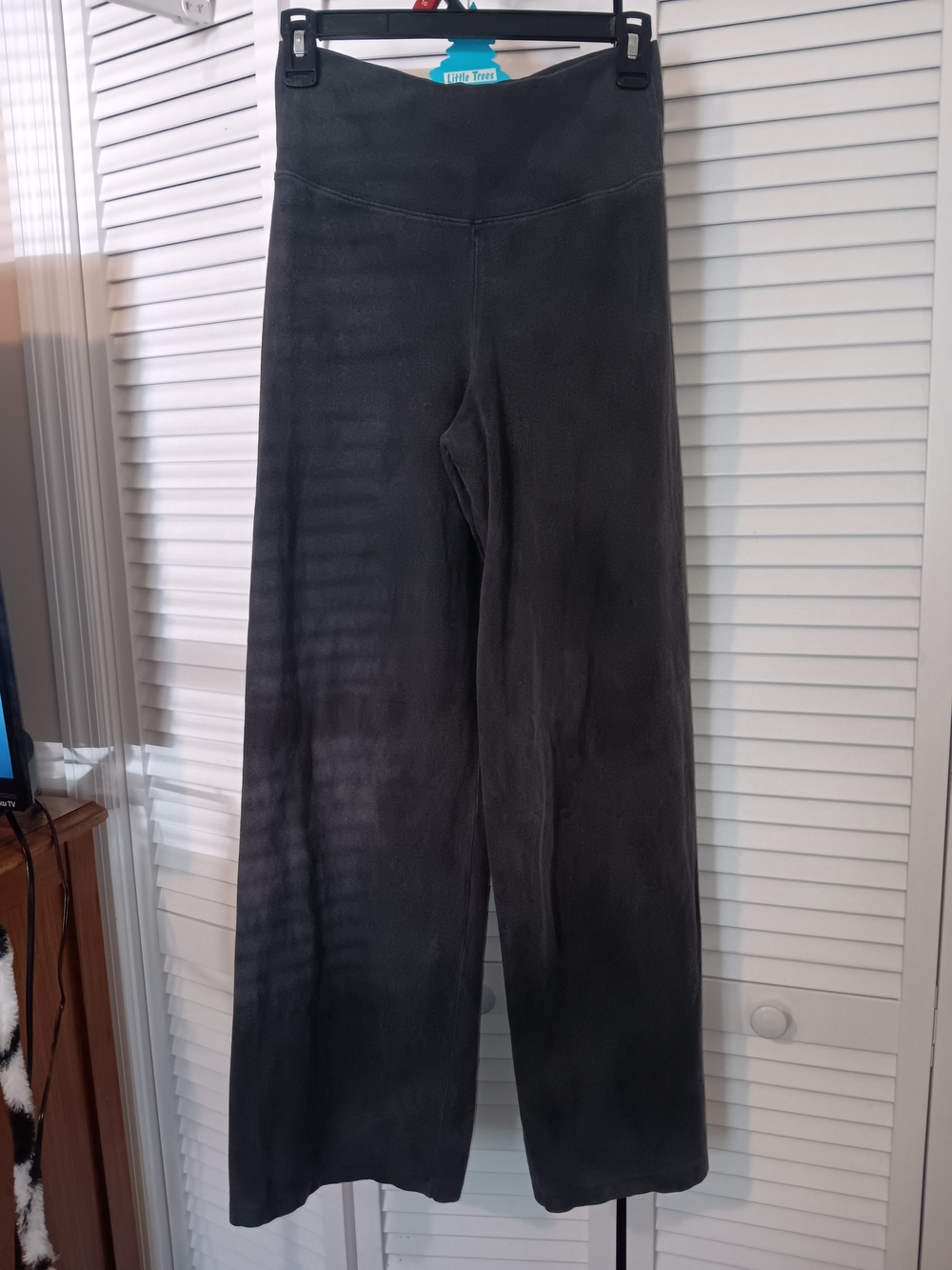 Wide Leg Black Lounge Pants